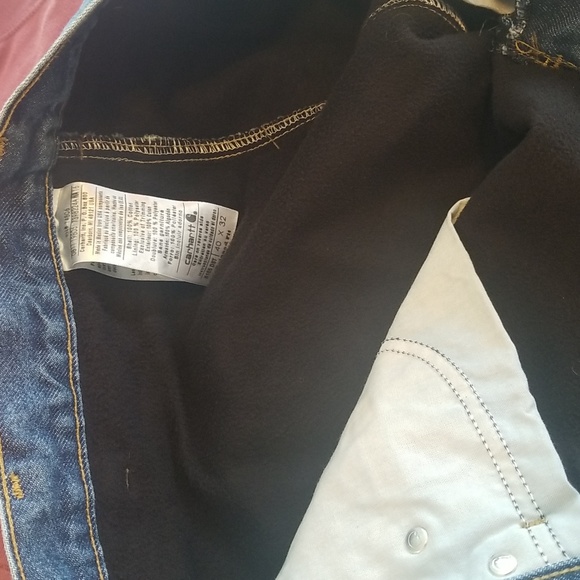 NWT Carhartt Fleece Lined Jeans SZ 40 X 32 - Picture 7 of 9
